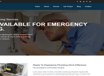 HTML-шаблон сантехника и ремонта