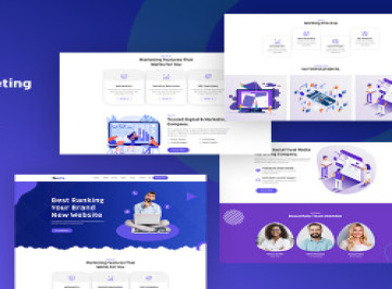 Resite — SEO-шаблон сайта для маркетинга в социальных сетях