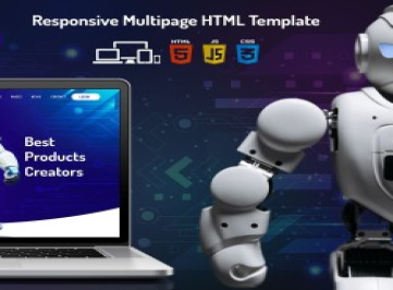 Многоцелевой шаблон  RoboGen HTML