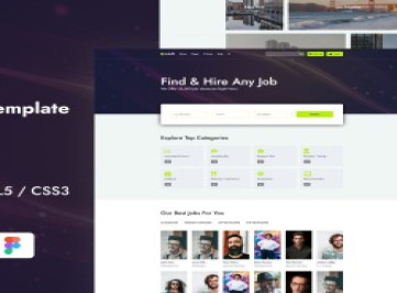 Jobfil - HTML-шаблон сайта портала вакансий