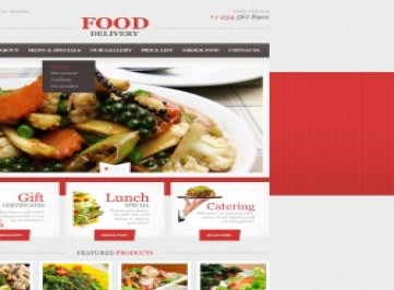  шаблон сайта общественного питания  