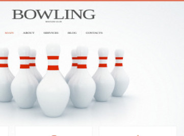 шаблон сайта для боулинга  
