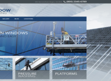  шаблон сайта для мытья окон  