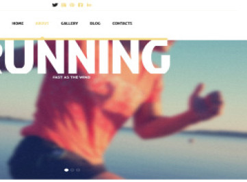 Запуск адаптивного шаблона веб-  