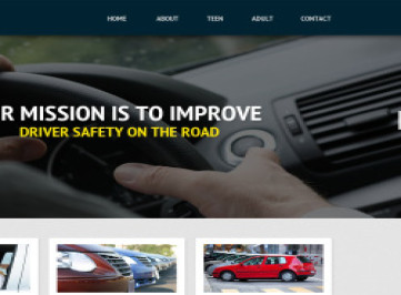  шаблон сайта Traffic School  