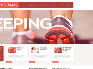 Запуск адаптивного шаблона веб-  