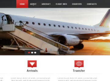  шаблон  частной авиакомпании  