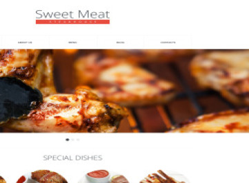  шаблон сайта для стейк-хауса  