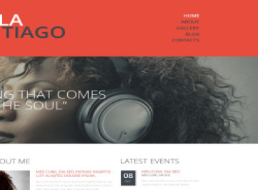  шаблон сайта Singer  