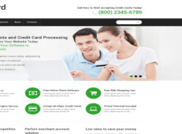 Банковский адаптивный шаблон веб-  