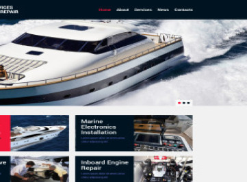  шаблон  Yachting  