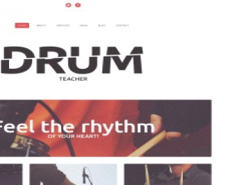  шаблон сайта музыкальной школы  