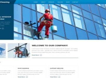  шаблон сайта для мытья окон  