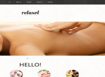  шаблон сайта массажного салона  