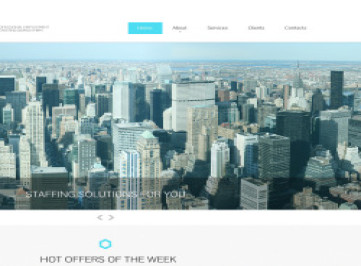 Шаблон адаптивного  по связям с общественностью  