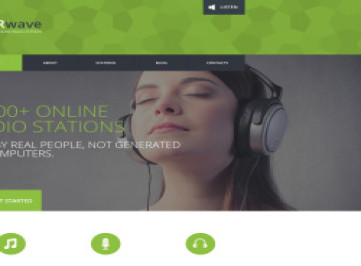 Шаблон адаптивного  Radio  