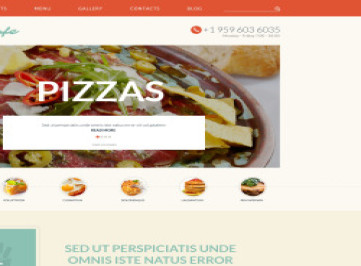  шаблон сайта итальянского ресторана  