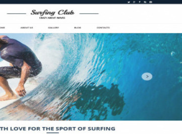 Шаблон адаптивного  для серфинга  