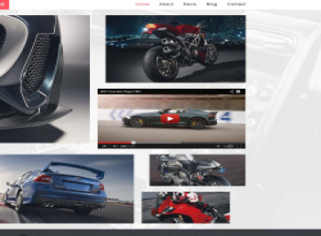  шаблон сайта Car Racing  