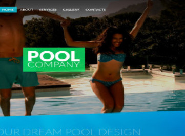  шаблон сайта для бассейна  