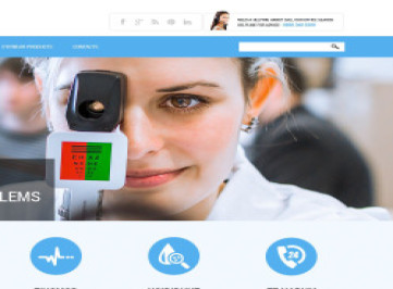  шаблон сайта оптометриста  