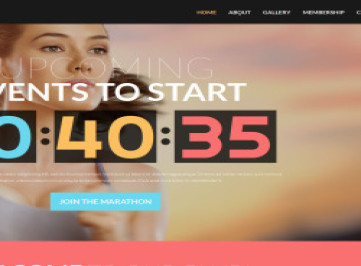 Запуск адаптивного шаблона веб-  