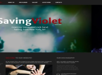 SavingViolet -   шаблон  музыкальной группы  