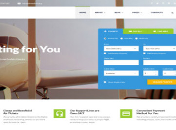 Шаблон  бронирования авиабилетов  