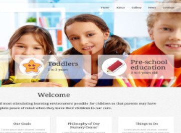  шаблон сайта дневного ухода  