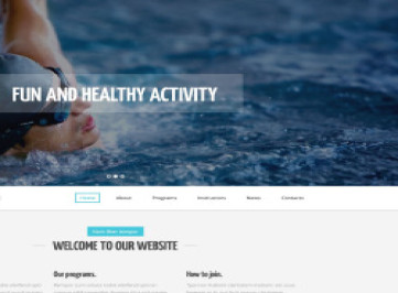 Шаблон  команды по плаванию  