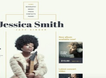  шаблон сайта Singer  