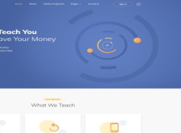  шаблон  онлайн-школы MoneySave  