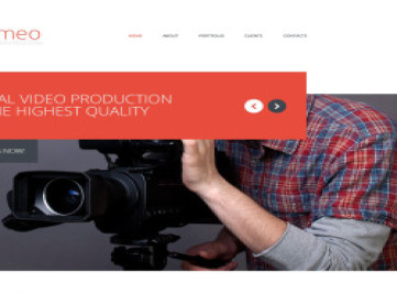 Решения для шаблона сайта видеостудии  