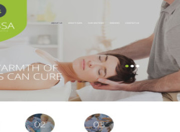 Шаблон сайта салона красоты  