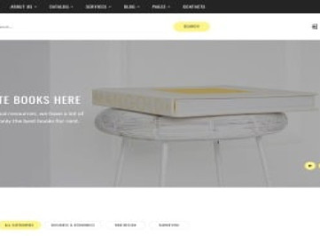 Букер - Многостраничный HTML-шаблон сайта по аренде учебников  