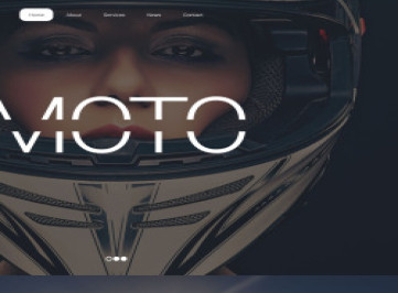  шаблон сайта о мотоспорте  