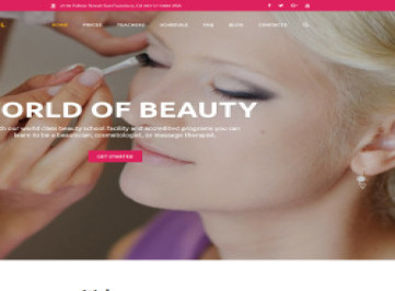  шаблон сайта школы красоты  