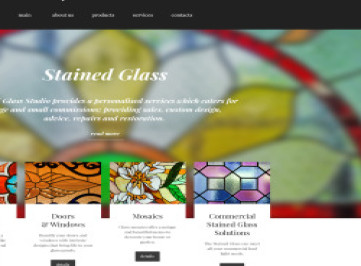 Шаблон сайта студии витражей  