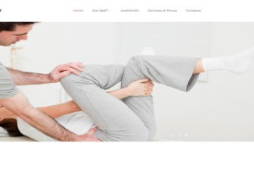 Физиотерапия - Реабилитационный современный HTML-  