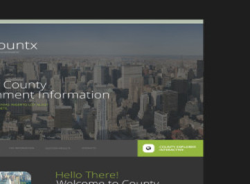 Шаблон сайта Countx  