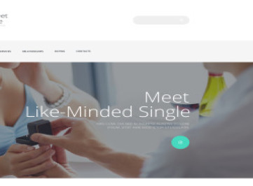 Шаблон адаптивного сайта знакомств  