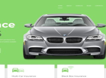  шаблон сайта автострахования  