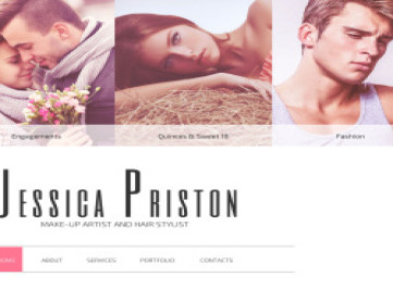 Шаблон сайта визажиста  