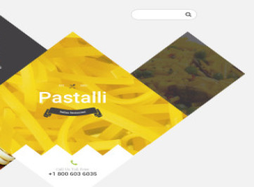  шаблон сайта итальянского ресторана  