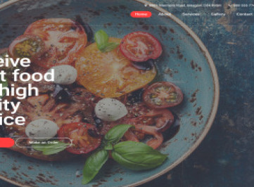 Шаблон сайта Delicatos  