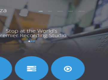  шаблон сайта студии звукозаписи  