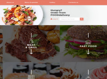  шаблон сайта общественного питания  