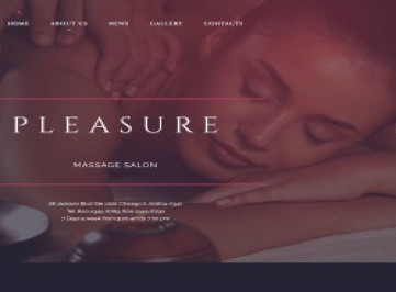  шаблон сайта массажного салона  