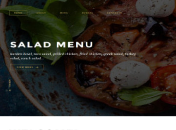  шаблон сайта итальянского ресторана  