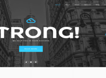 Банковский адаптивный шаблон веб-  